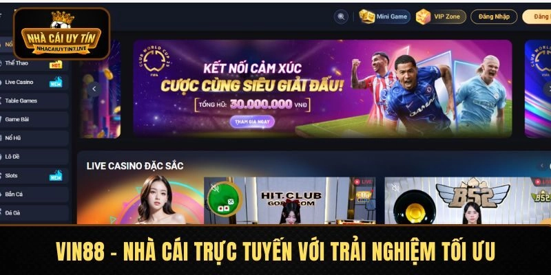 VIN88 – Nhà Cái Trực Tuyến Với Trải Nghiệm Tối Ưu